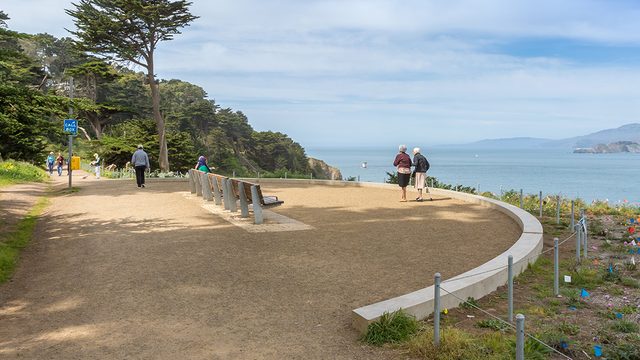 People at Eagles Point Overlook