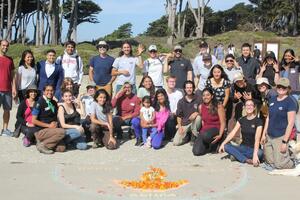 Volunteers & staff observe Diwali at Lands End!