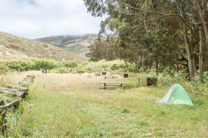 Tents at Haypress Campground