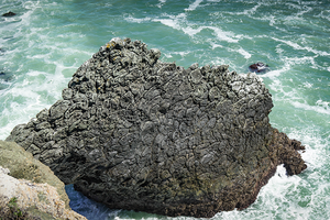 Pillow basalt by Point Bonita Lighthouse