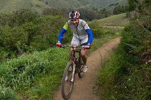 Cycling along the trails