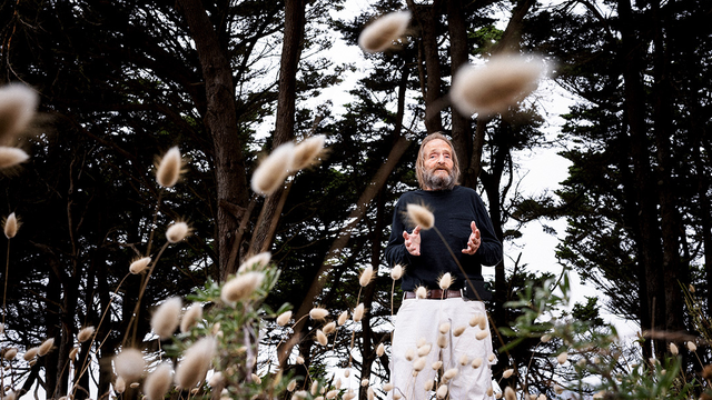 Veteran Jack Carter Fisher at Lands End in San Francisco.