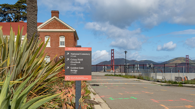 Presidio Promenade near Main Post