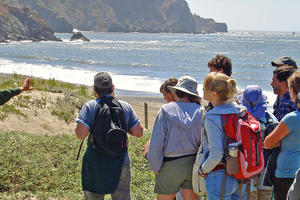 Park Academy Dune Ecology hike at Baker Beach