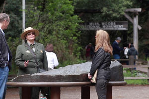 Rep. Huffman at Muir Woods National Monument