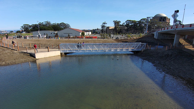 Bridge over Quartermaster Reach in the Presidio