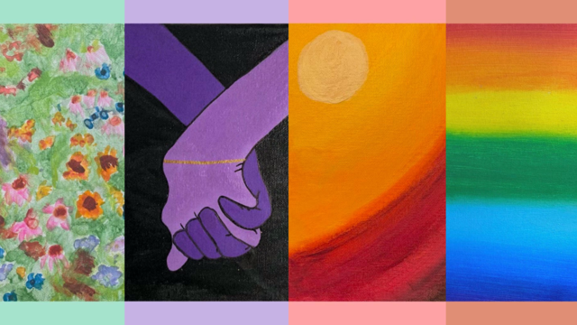 Paintings from I-YEL Group Art Project