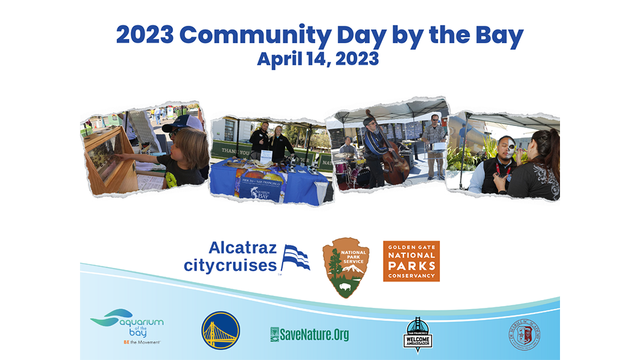 Graphic titled Alcatraz City Cruises' Community by the Bay