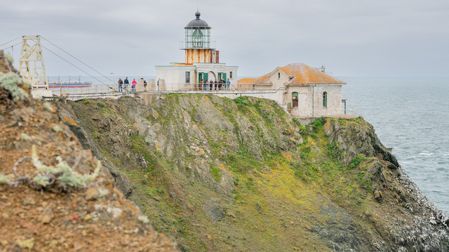 Pt Bonita Lighthouse in the San Francisco Bay Area.