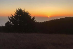 Mount Tamalpais at sunset