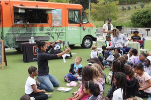 Story Time with the Roving Ranger at Rocky Graham Park in Marin City.