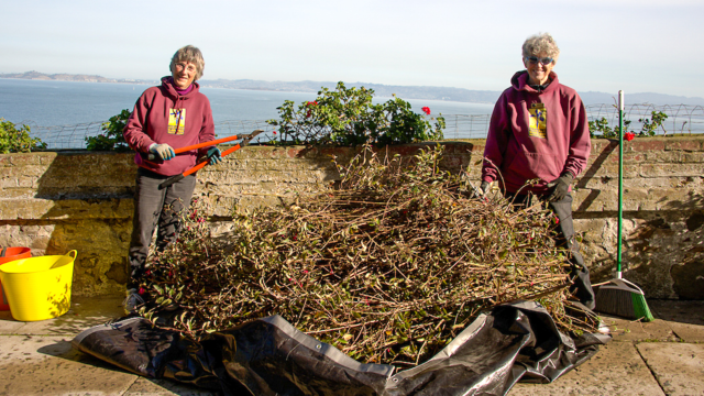 Alcatraz Garden Volunteers