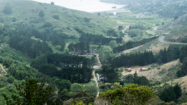 Green Gulch Trail and farm