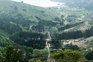 Green Gulch Trail and farm