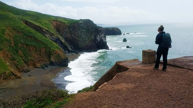Some spots in the Golden Gate National Parks, like this overlook in Tennessee Valley, are wonderful for reflection.