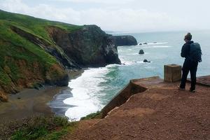 Some spots in the Golden Gate National Parks, like this overlook in Tennessee Valley, are wonderful for reflection.