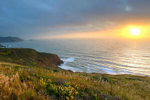 Sunset at Mori Point