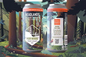 Headlands Brewery Muir Woods beer can