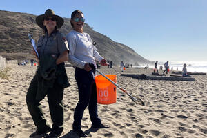 volunteer; Coastal Clean-up Day