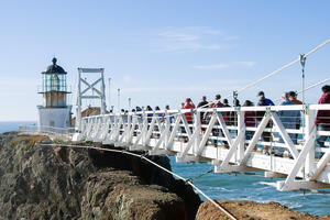 Sunny day at Point Bonita Lighthouse