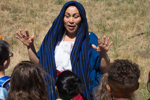 Park ranger portraying Juana Briones