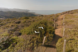 Screenshot of Milagra Ridge from Street View
