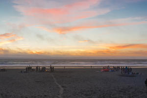 Fire pits at Ocean Beach