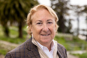 Parks Conservancy board member Susan Lowenberg at Fort Mason
