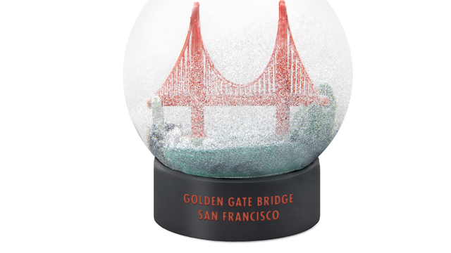 Golden Gate Bridge Fog Globe