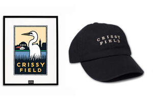 Crissy Field Poster and baseball cap