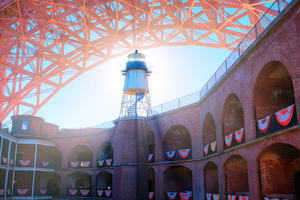 Fort Point and the Golden Gate Bridge