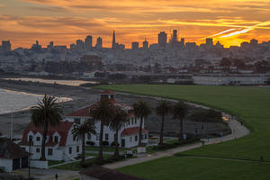 Crissy Field view from the Presidio