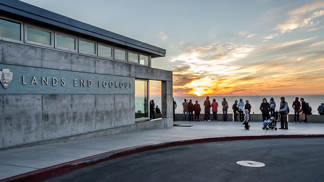 The Lands End Lookout is a gathering place for the thousands of visitors and locals that flock to this site each year