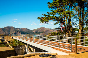 Presidio Coastal Trail Bike/Pedestrian Bridge 
