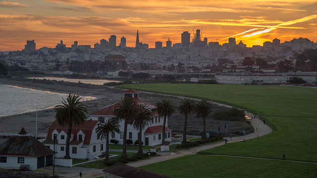 Crissy Field at Sunset