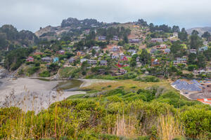 Homes around Muir Beach