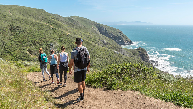 A stunning outlook along the hiking trail
