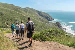 A stunning outlook along the hiking trail