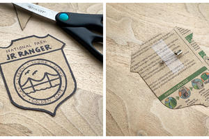 Make your own NPS ranger badge at home