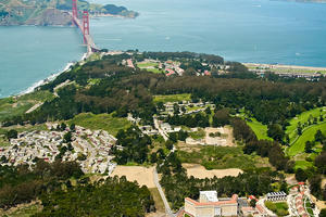 The central part of the Presidio is part of the Golden Gate National Parks but is managed by the Presidio Trust, and a number of projects in this area have also been supported by the Parks Conservancy.