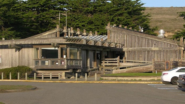 The Kenneth C. Patrick Visitor Center at Point Reyes National Seashore.