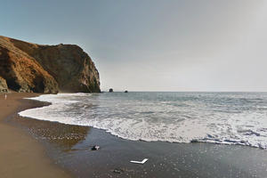Screenshot of Tennessee Valley Beach in the Marin Headlands
