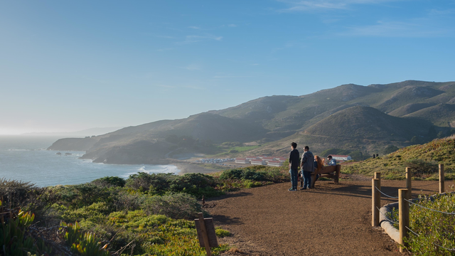Views toward Fort Cronkhite from Battery Alexander