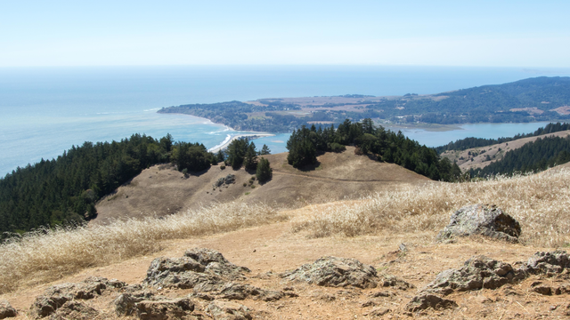 Views toward Bolinas from Willow Camp Fire Road