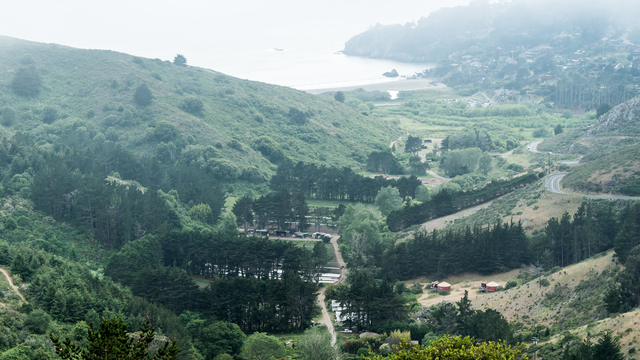 View over Green Gulch