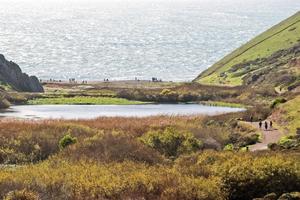 View over Tennessee Valley toward the beach and ocean