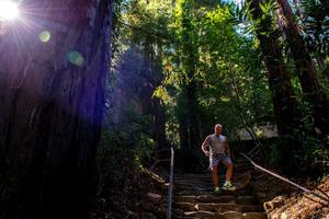 Runner takes on the challenge of the Dipsea Trail