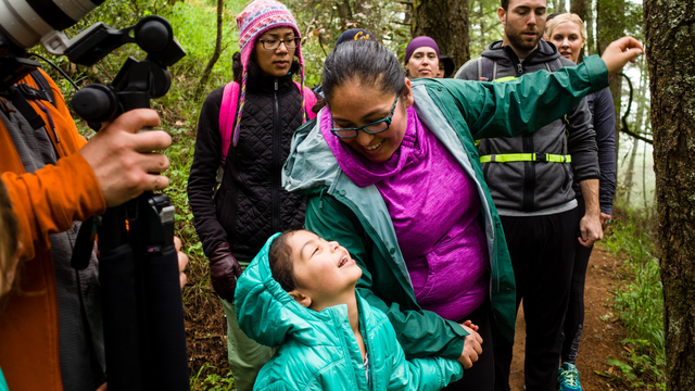 Hikers enjoy the wonders of the Matt Davis Trail