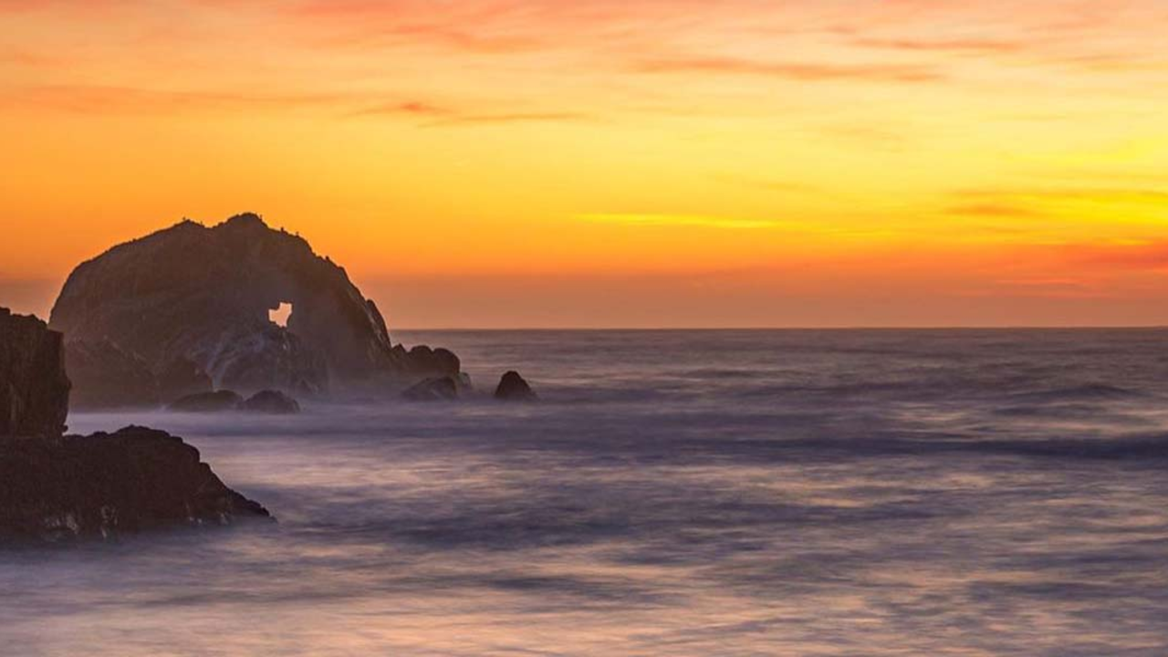 Heart rock at Lands End