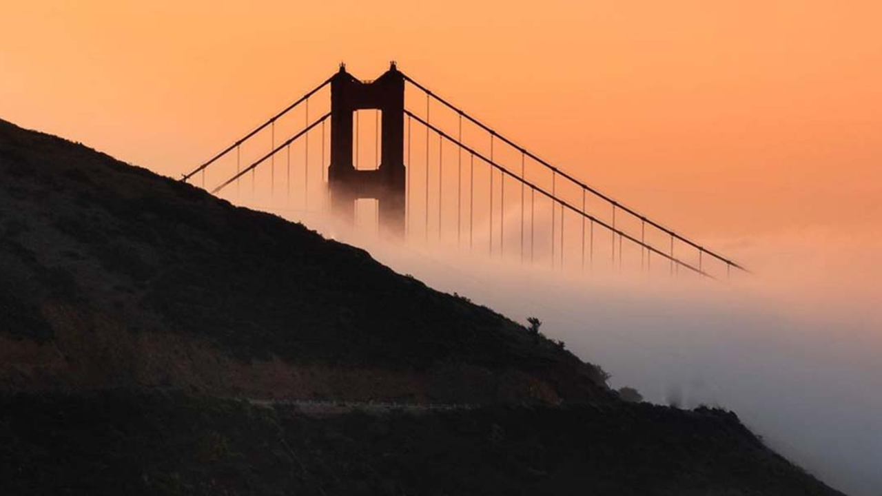 Marin Headlands and Golden Gate Bridge